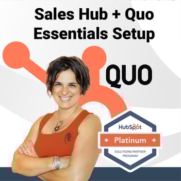 PGA Webinar + HubSpot and Quo Setup